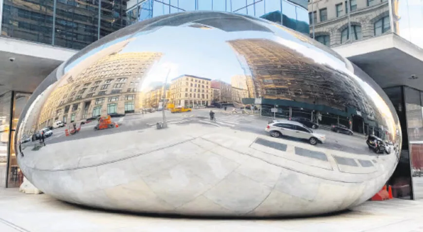 Fasulye heykeli tamamlandı