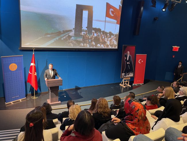 New York Türkevi’nde Çanakkale Zaferi’nin 108. yıl dönümü kutlandı