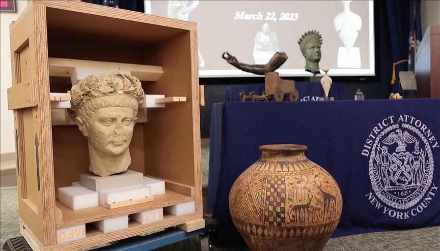 ABD, kaçırılan 12 eseri Türkiye’ye iade ediyor