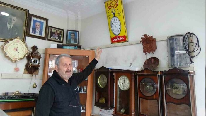 Mesleğinin son temsilcisi! Trabzonlu aile 4 kuşaktır zamanı ayarlıyor