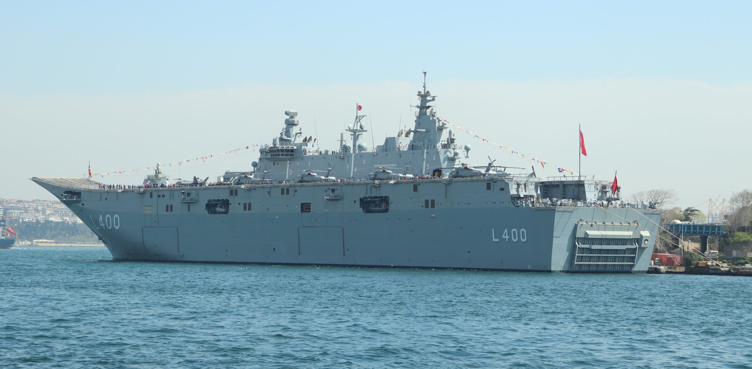 Dünyanın İlk Siha Gemisi TCG Anadolu Ziyaretçileri İle Buluştu(Özel Haber)