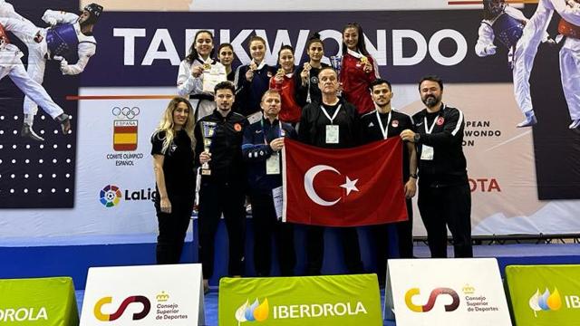 Milli tekvandocular İspanya’da 5 madalya kazandı