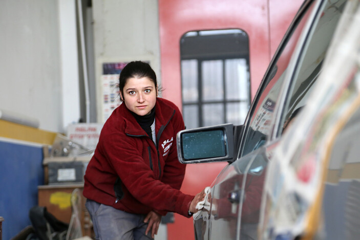 Kastamonu’nun ‘kaportacı ablası’ Neslihan Çelik