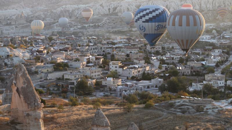 Kapadokya’ya nisan ayında turist akını