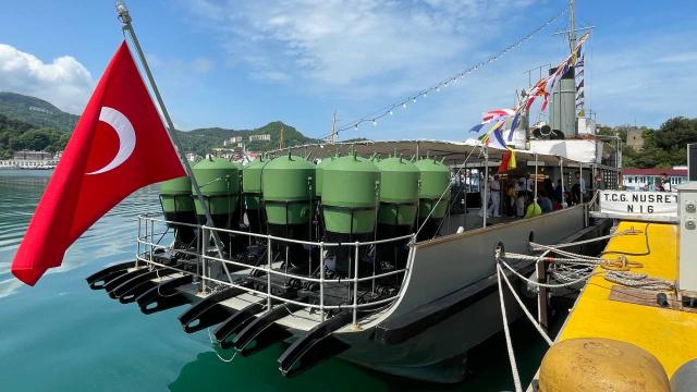 TCG Nusret Müze Gemisi, Bartın’da ziyarete açıldı