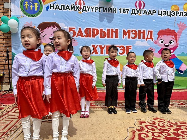 TİKA, Moğolistan’da çadırlarda eğitim alan çocuklar için kreş inşa etti