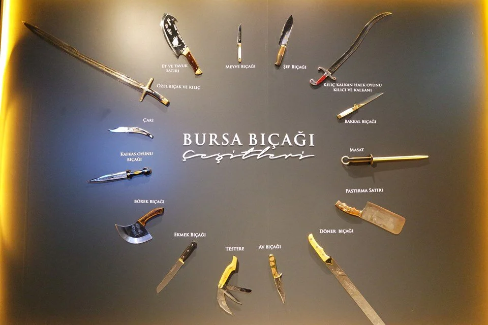 Kültür mirası bıçaklar Bursa’da sergileniyor