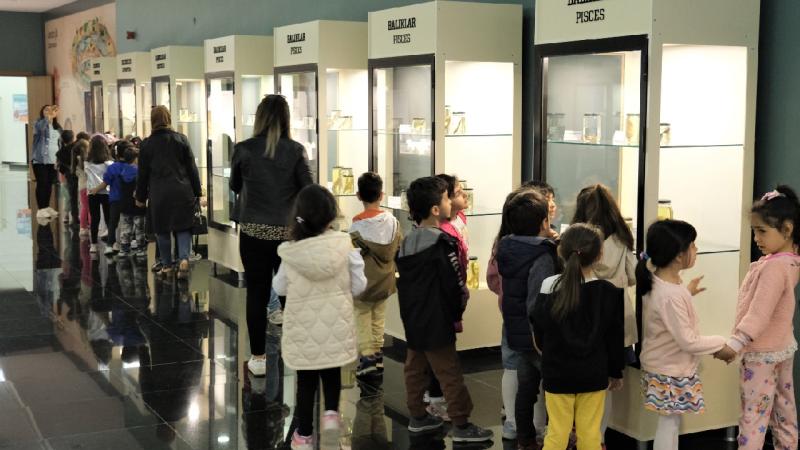 Sivas’ta öğrenciler Tabiat Tarihi Müzesi’ni gezdi