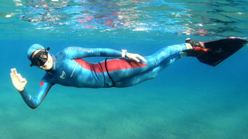 Milli sporcu Birgül Erken Serbest Dalış Dünya Kupası’na hazırlanıyor