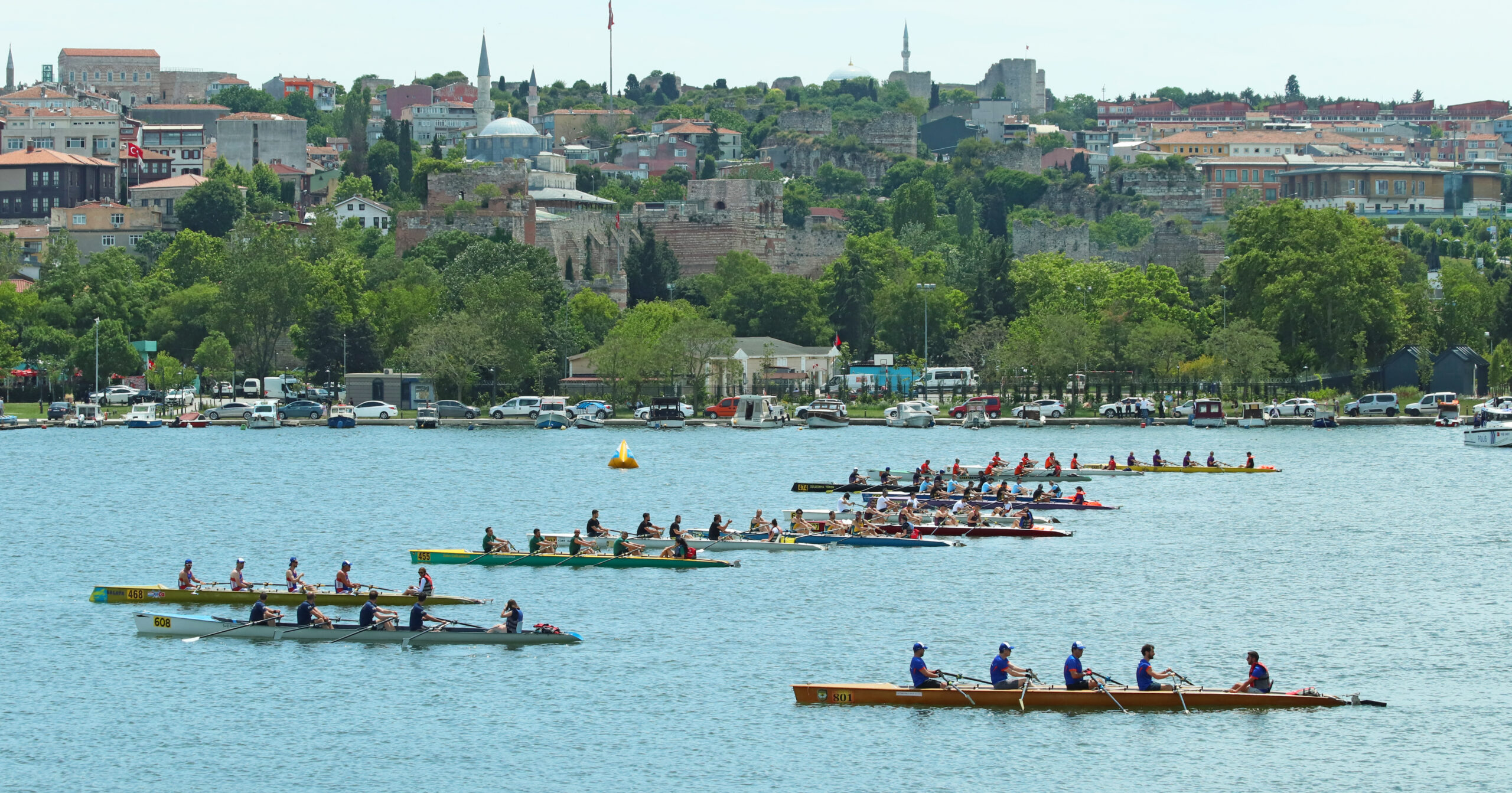 Uluslararası Haliç Kürek Yarışları Renkli Anlara Sahne Oldu(Özel Haber)
