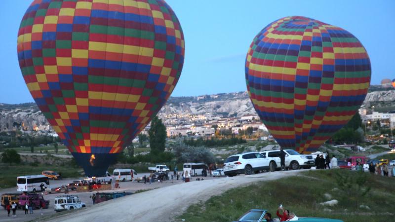 Kapadokya’yı mayıs ayında 447 binden fazla turist gezdi