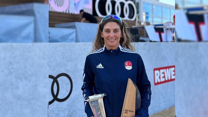 Milli yelkenci Nazlı Çağla Dönertaş Almanya’daki turnuvada birinci oldu