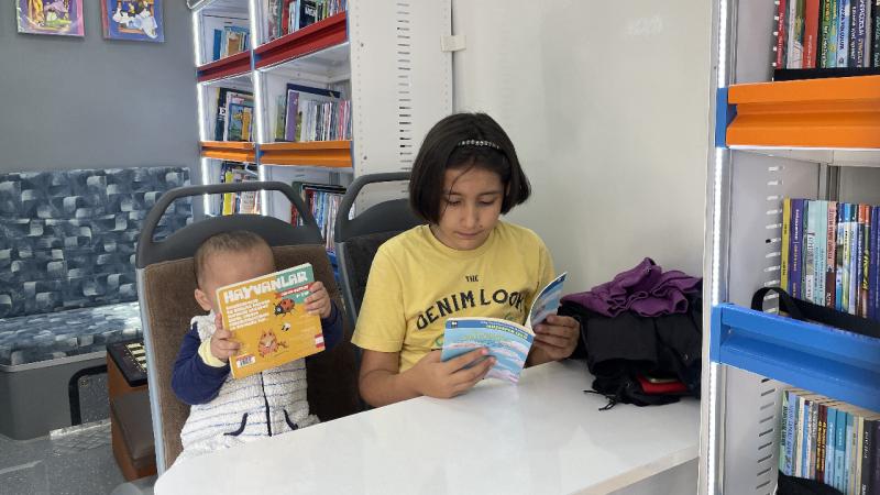 Niğde’de gezici kütüphane hizmete alındı