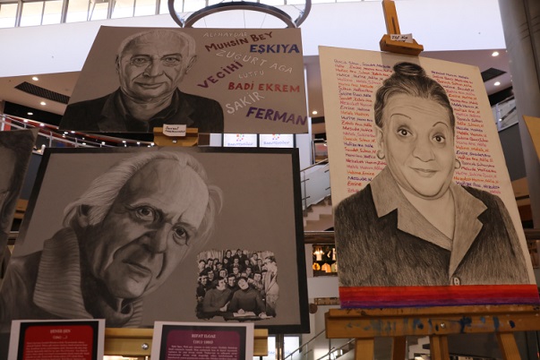 Kastamonu’da ismi tarihe geçen insanların resmedildiği sergi açıldı