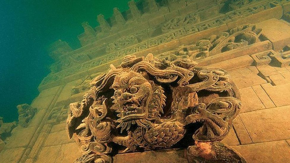 Doğu Çin’de batık 1.400 yıllık kalıntıları keşfedin-Atlantis of China