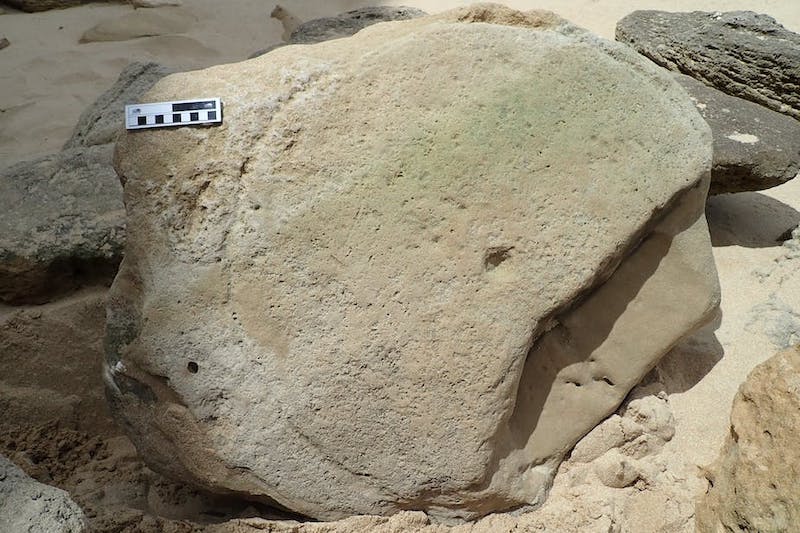 Atalarımız 140.000 Yıl Önce Sahilde Kuma Çizim Yapmış