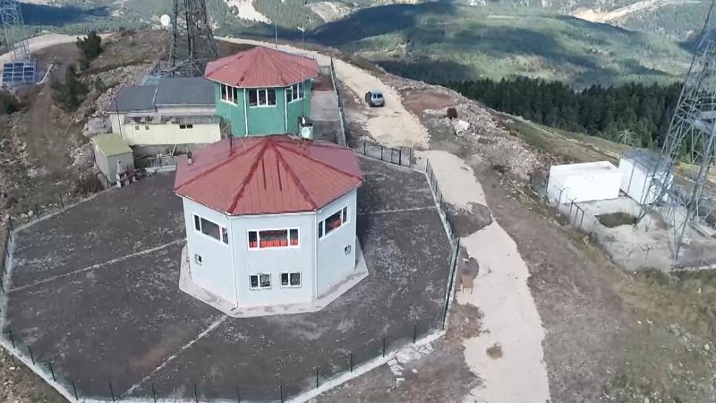 2 bin rakımda yangın nöbeti