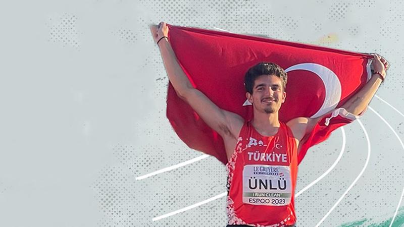 Milli sporcu Ali Eren Ünlü altın madalya kazandı