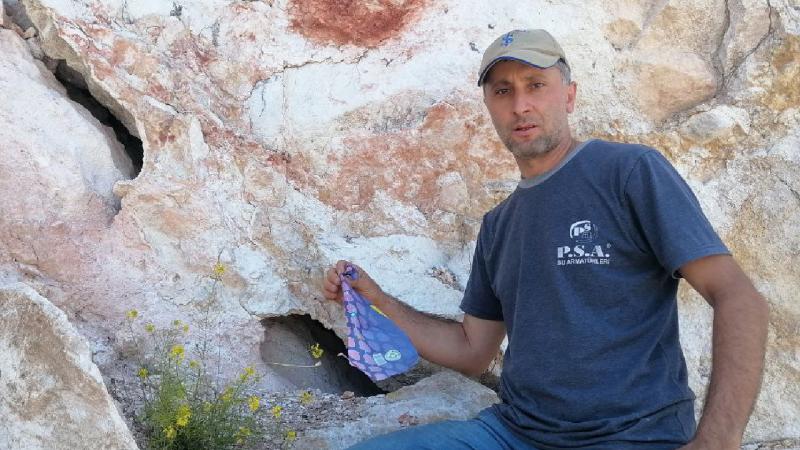 Amasya’da serin hava akımı oluşturan mağara ilgi odağı oldu