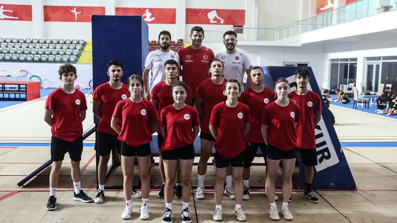 Parkur Cimnastik Milli Takımı ilk madalyasını kazanmanın peşinde