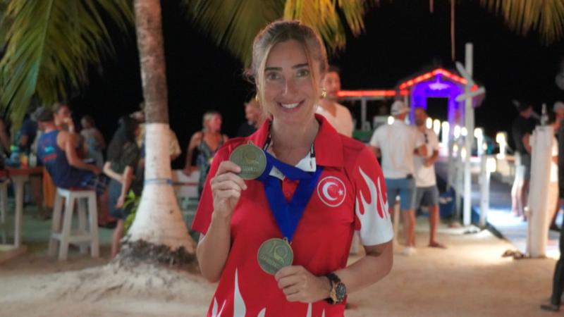 Milli sporcu Şahika Ercümen’den iki altın madalya daha