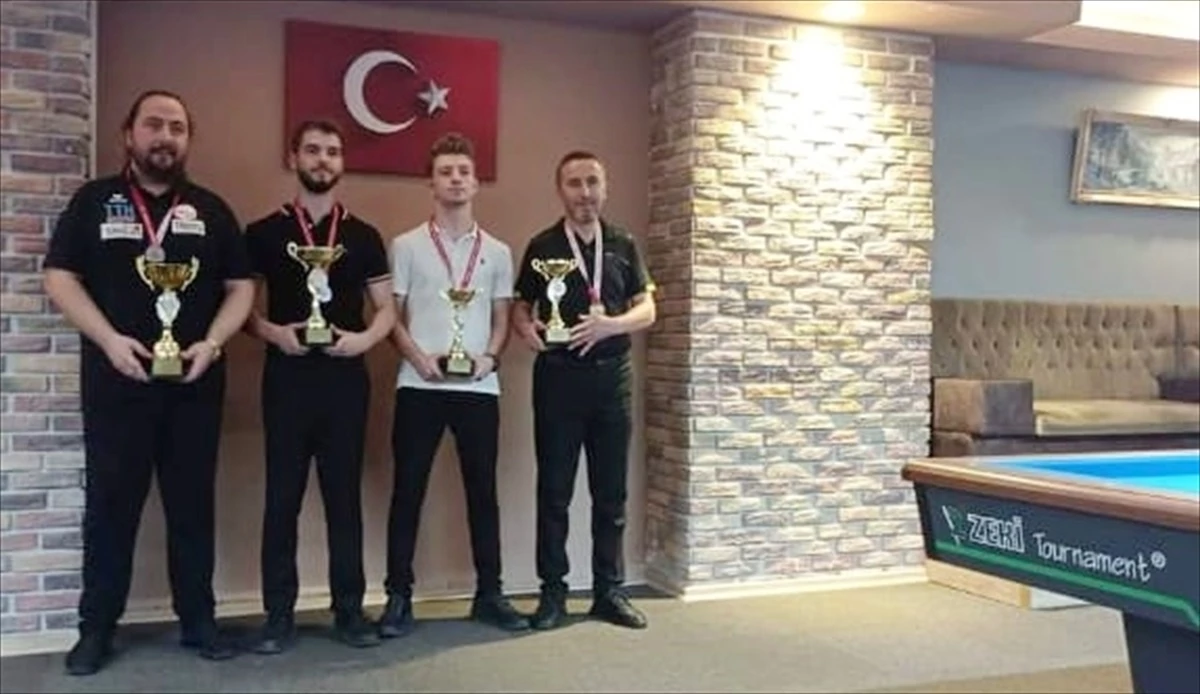 Samsun’da düzenlenen 3 Bant Bilardo Karadeniz Bölge Turnuvası sona erdi