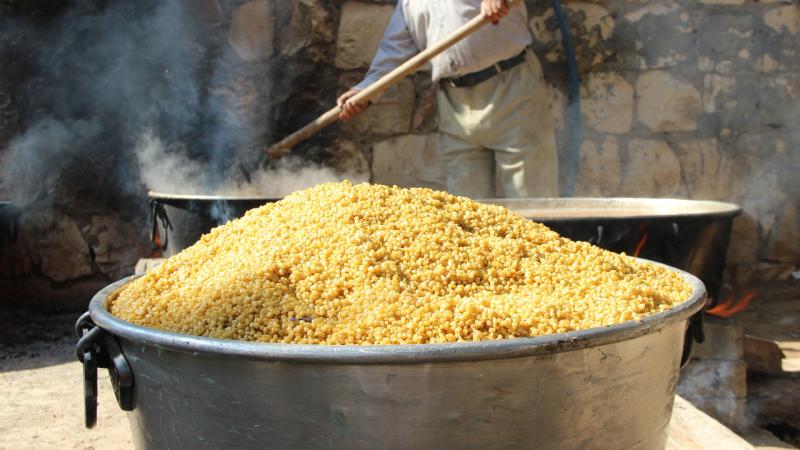 Şırnak’ta yüz yıllık gelenek olan buğday kaynatma
