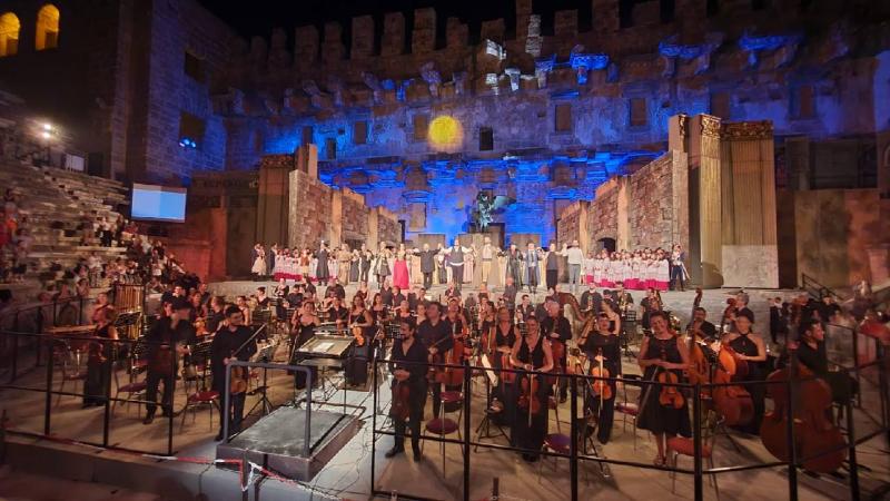 Aspendos Opera ve Bale Festivali’nde “Tosca” operası sahnelendi