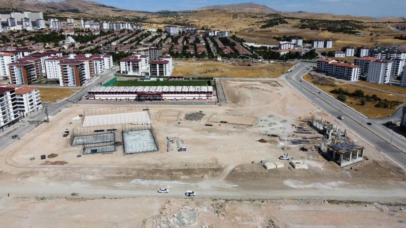 Elazığ’da Spor Köyü Projesi’nin yükseliyor