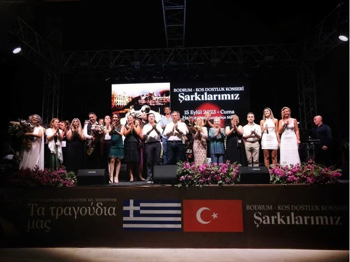 Türk ve Yunan sanatçılardan Bodrum’da “dostluk ve kardeşlik” konseri
