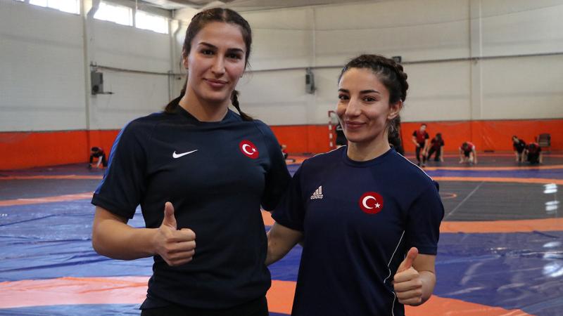 Milli kadın güreşçiler olimpiyatlarda altın madalyaya odaklandı