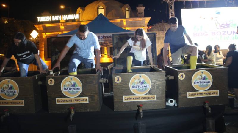 Ürgüp’te “51. Uluslararası Ürgüp Bağ Bozumu Festivali” başladı