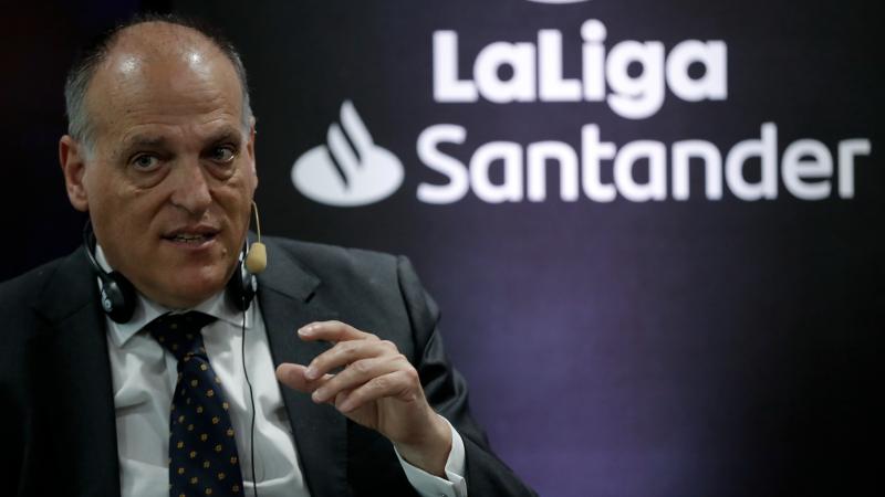 La Liga Başkanı Tebas: İspanya modern futbolun en büyük itibar krizini yaşıyor