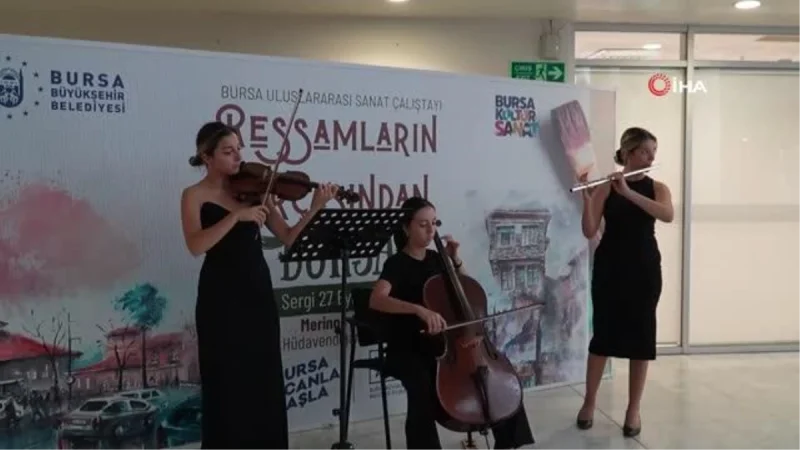 Uluslararası Ressamlar Bursa’yı Tuvalle Buluşturdu