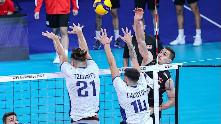 A Milli Erkek Voleybol Takımı, Yunanistan’ı mağlup etti