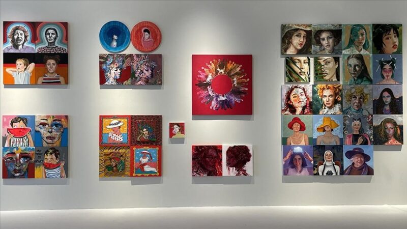 100 sanatçının eserleri “Yüz’de Yüz Birlikte Var Olmak” sergisinde sanatseverlerle buluştu