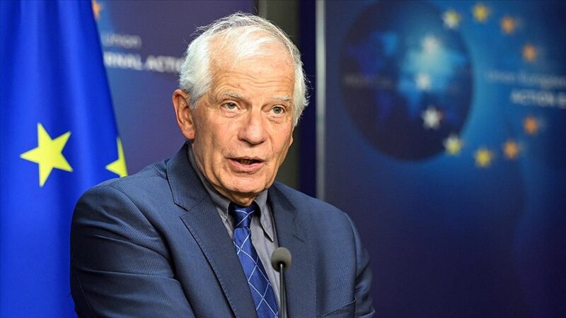 Borrell’den “İsrail kendini savunma hakkını uluslararası insani hukuka göre kullanmalı” mesajı