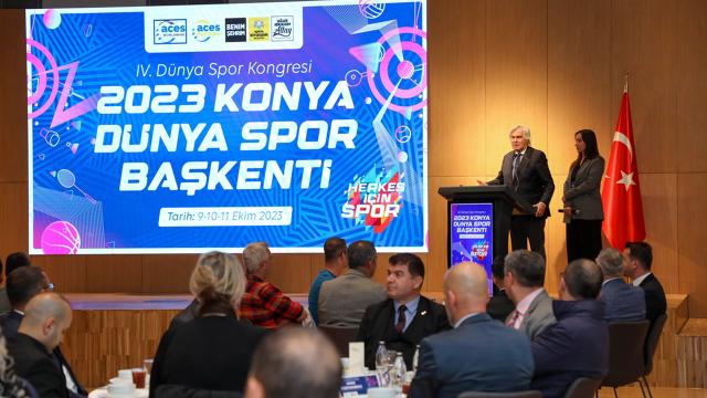 4. Dünya Spor Kongresi Konya’da gerçekleştirildi