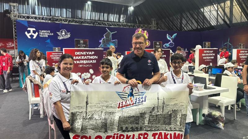 Diyarbakırlı çocuklar TEKNOFEST’te ikinci oldu