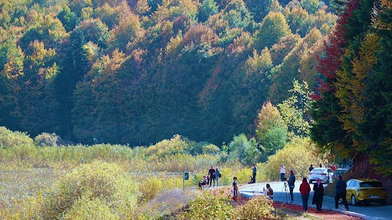 Abant’ta sonbahar güzelliği