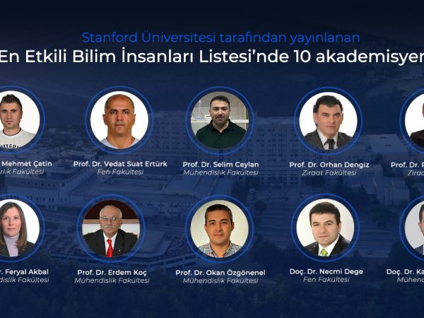 Dünyanın En Etkili Bilim İnsanları Listesi’nde OMÜ’den 10 akademisyen yer aldı 
