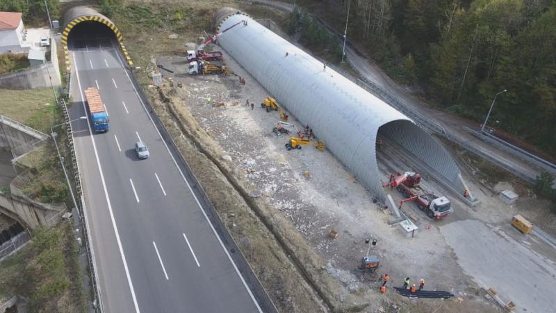 Çalışmaların tamamlandığı Bolu Dağı Tüneli hizmete açılıyor