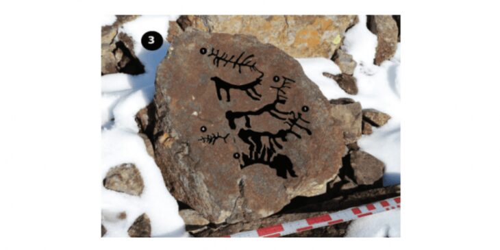 Artvin Demirkapı / Arılı kaya resimleri Anadolu Tunç Çağı Göçebeleri hakkında bilgi veriyor