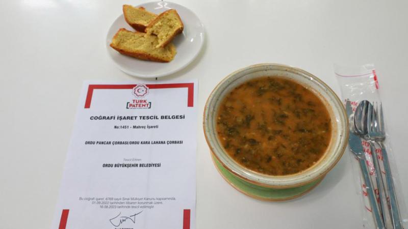 “Ordu karalahana çorbası” tescillendi