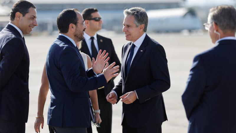 ABD Dışişleri Bakanı Blinken, Güney Kıbrıs lideri Hristodulidis ile bir araya geldi