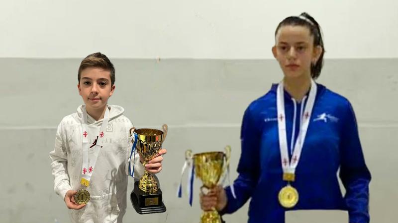 Milli eskrimciler Gürcistan’da 2 altın madalya kazandı