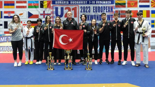 Ümit Milli Tekvando Takımı Avrupa Şampiyonu oldu