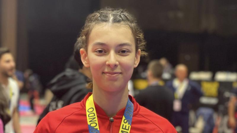 Milli sporcu Elif Sude Akgül altın madalya kazandı