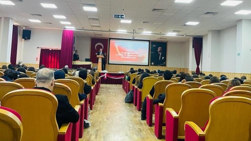 Eskişehir’de liseli gençler gazilerle bir araya geldi