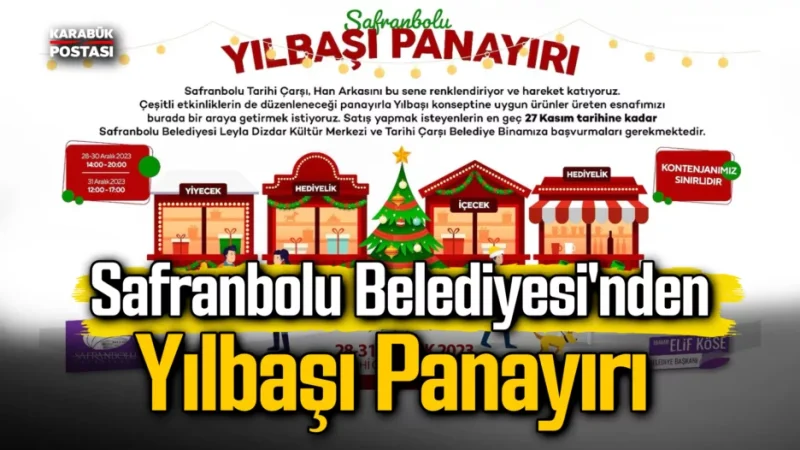 Safranbolu’da yılbaşı panayırı kurulacak